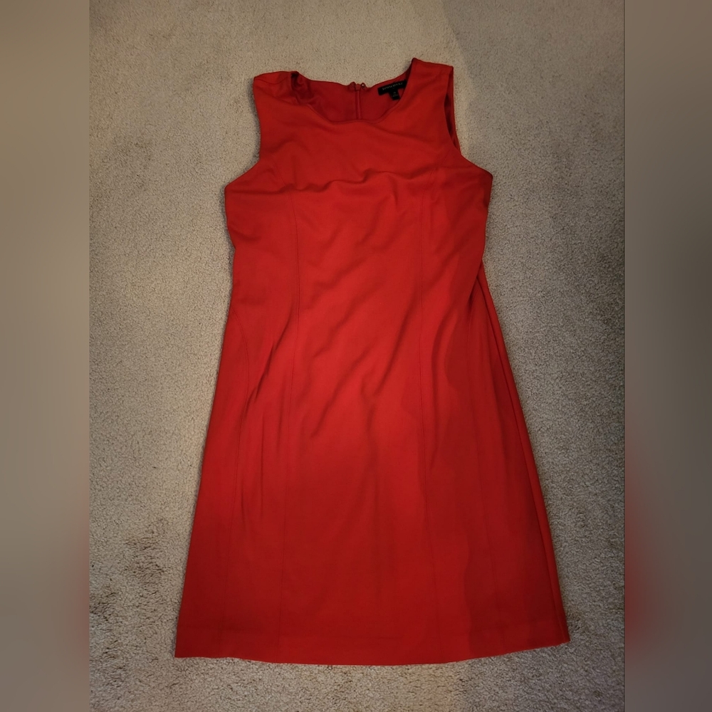 Banana Republic Vibrant Red Sleeveless Dress